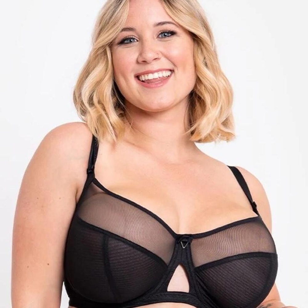 Black Curvy Kate Victory Balcony Bra